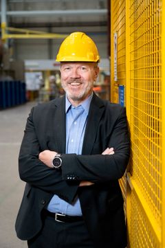 Teknikdirektör Jukka Varis på ABB Marine & Ports framdrivningsenhet. Bild: Markus Sommers