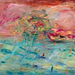 Nanna Susi 2021 / Sinä olet minun kesäkuu / You Are My Summer, öljy kankaalle / oil on canvas
160 x 160 cm