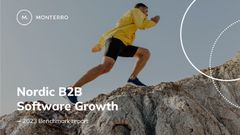 Monterro on julkaissut vuosittaisen pohjoismaisia B2B-ohjelmistoyrityksiä koskevan Nordic Software Growth Benchmark -kasvututkimuksensa.