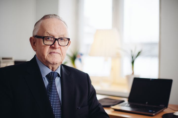 Presidentti Martti Ahtisaari. (Kuva: Tomas Whitehouse/CMI)