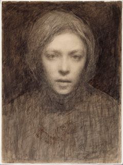 Ellen Thesleff: Self-Portrait (1894–1895). Finnish National Gallery / Ateneum Art Museum. Photo: Finnish National Gallery / Hannu Aaltonen.