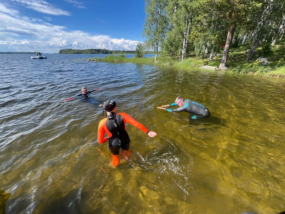 Jani Sievinen Puruveden rannassa aikuisten opetus