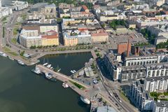 Ilmakuva Hietalahdenrannasta. Kuva: Helsingin kaupunki.