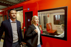 Kauklahden, Espoon keskuksen ja Kilon alueen joukkoliikenteen käyttäjistä 45 prosenttia kertoi lisänneensä metron käyttöä matkoillaan. Kuva: Lauri Eriksson