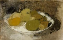 Helene Schjerfbeck: Vihreä asetelma, n. 1930. Kansallisgalleria / Ateneumin taidemuseo, kok. Antell. Kuva: Kansallisgalleria / Hannu Aaltonen