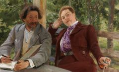 Ilya Repin: Double Portrait of Natalia Nordmann and Ilya Repin (1903). Finnish National Gallery / Ateneum Art Museum. Photo: Finnish National Gallery / Jenni Nurminen.