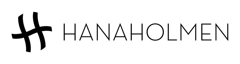 Hanaholmen Logo Black 