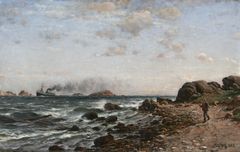 Berndt Lindholm, Merimaisema 1882, Pohjanmaan museo. Kuva: Erkki Salminen.