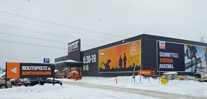 Stark laajentaa konevuokraustoiminnan pääkaupunkiseudulle. Stark Rent avataan Helsingin Suutarilan myymälän yhteyteen 14.2.2019.