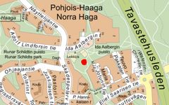 Ida Aalbergin puisto kartalla