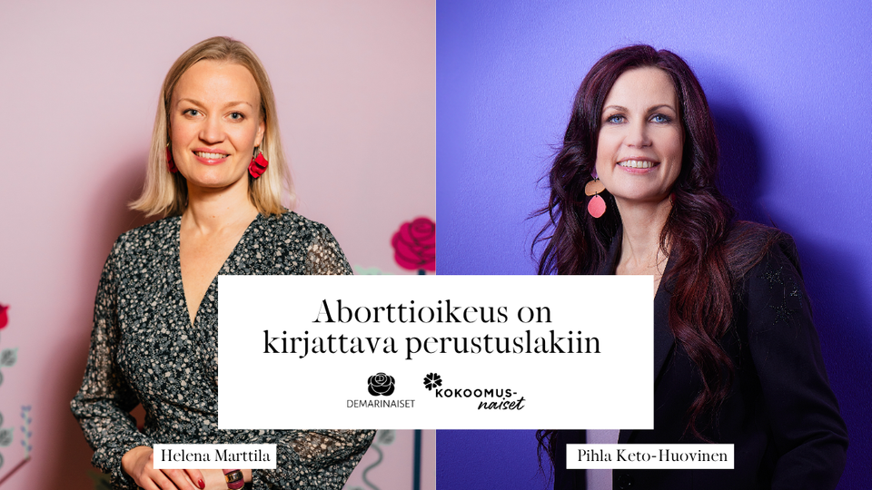 Aborttioikeus perustuslakiin Demarinaiset ja Kokoomusnaiset STT Wordpress.png