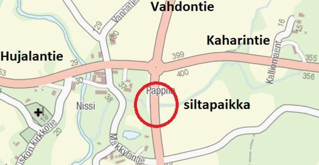 Siltapaikka kartalla