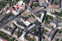 Töölöntori kaakosta. Kuva: Helsingin kaupunki, kaupunkimittaus