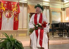 Vaasan Lucia-mummo 2022 Bernice Tiihonen. Kuva: Aino Lassila / Vaasan kaupunki.