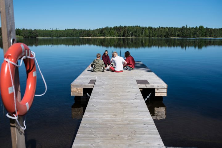 Rippikoulutunti Lohirannassa. Kuva: Marianna Siitonen