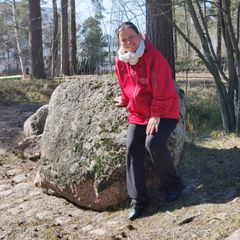 Katriina Vilkman, är ansvarig organisatör för miljö- och återvinngsevenemanget på Jordens dag i Esboviken. Foto: Jari Vastamäki