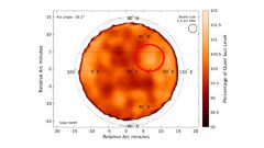 KUVA 3: Radiokirkastumia löydettiin alueilta, joissa satelliittihavaintojen perusteella todettiin olevan voimakas magneettikenttä.