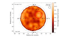 KUVA 3: Radiokirkastumia löydettiin alueilta, joissa satelliittihavaintojen perusteella todettiin olevan voimakas magneettikenttä.