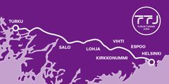 Turun Tunnin Juna -hankeyhtiössä ovat valtion, Helsingin ja  Turun lisäksi mukana Espoo, Kirkkonummi, Vihti, Lohja ja Salo.