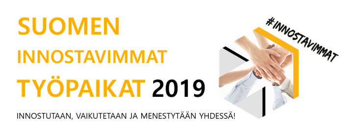 YTK ylsi omassa sarjassaan 5. sijalle Suomen innostavimpien työpaikkojen joukossa
