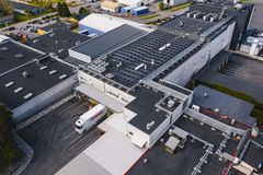 Hesburgerin logistiikkakeskus ja tuotantolaitos Kaarinassa