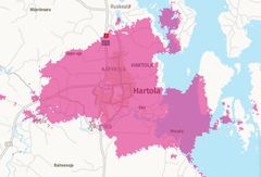 DNA on avannut Hartolaan 5G-verkon, joka kattaa kunnan kirkonkylän taajama-alueen. Tarkemmat tiedot voi katsoa peittokartasta osoitteessa www.dna.fi/5G.