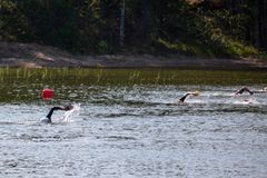 Suuren näkösyvyyden ansiosta Puruvesi Swimrunia sanotaan Suomen kirkkaimmaksi swimruniksi. Kuva: Pontus Huotari