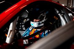 Luka Nurmi Misanon radalla valmistautumassa GT-kauden avausviikonloppuun. Kuva: Damian Seiler