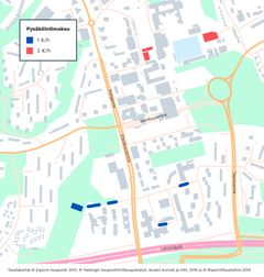 Avgiftsbelagd parkering i Hagalund