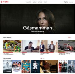 C More -palvelu toimii useissa eri päätelaitteissa, kuten tietokoneessa, tablettinäytöllä ja älypuhelimessa (iOS ja Android), joista kuvan ja äänen voi siirtää televisioon esimerkiksi Chromecast-palvelun avulla. Kevään aikana C More saa myös oman älytelevisioapplikaation.