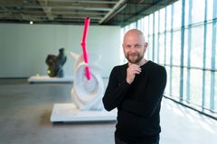 Artist Aaron Heino, EMMA – Espoo Museum of Modern Art, 2021. Photo: Paula Virta / EMMA.