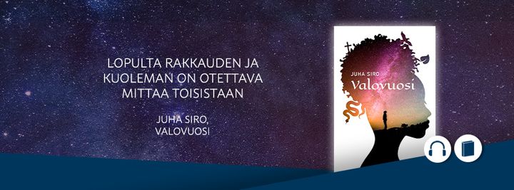 Juha Siron Valovuosi-romaani palkittiin eilen Tampereen kaupungin kirjallisuuspalkinnolla.