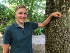 Väitöskirjatutkija Kim Kuntze. Kuva: Meri Öhman