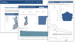 Tutkikuntia.fi: visualisoitua tietoa kunnista ja kuntayhtymistä.