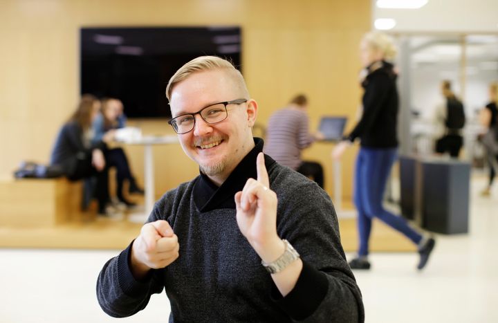 KM Janne Fagerlund väittelee 5.11.2021. Kuva: Petteri Kivimäki