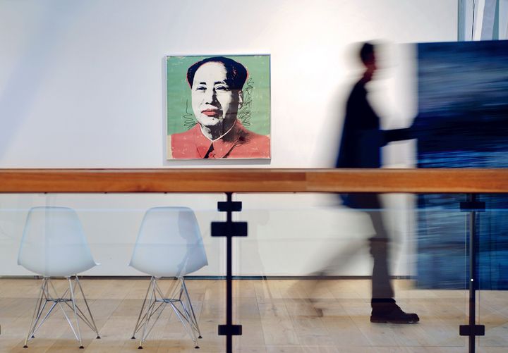 Andy Warhol: Mao (1972), Swanljungs samling, foto: Mikko Lehtimäki