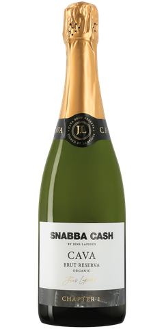 Snabba Cash by Jens Lapidus Cava Brut Reserva Organic. Foto: Cisa drinks oy.