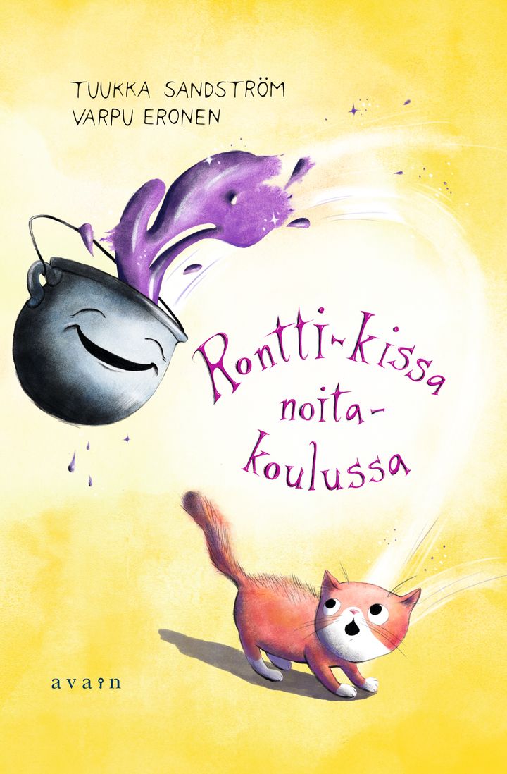 kansi: Tuukka Sandström & Varpu Eronen, Rontti-kissa noitakoulussa