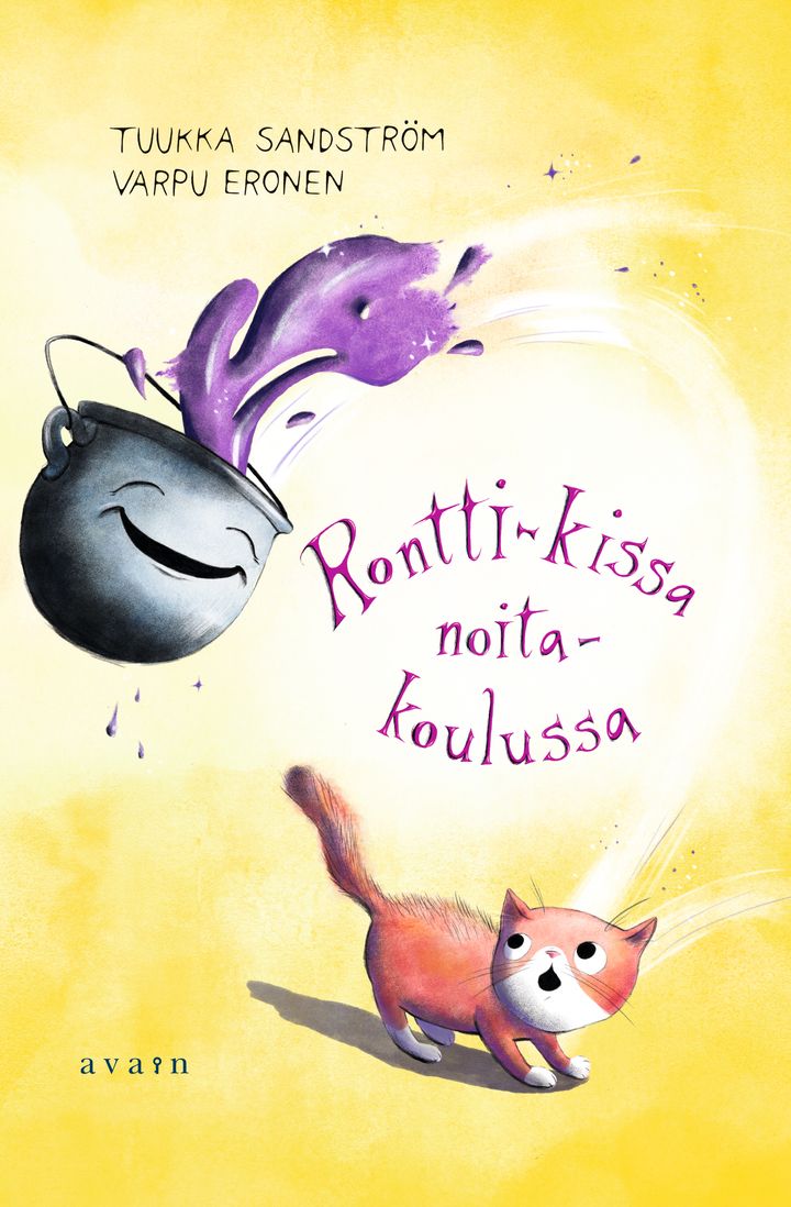 kansi: Tuukka Sandström & Varpu Eronen, Rontti-kissa noitakoulussa