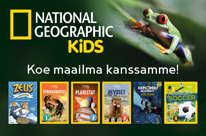 Keväällä Tammi julkaisee useita kiinnostavia National Geographic -kirjoja lapsille.