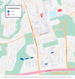 Avgiftsbelagd parkering i Hagalund