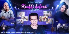 Yle Olohuone: Kaikki kotona live tuo Suomen eturivin artistit olohuoneisiin viikonlopun suorissa lähetyksissä. (HANDOUT)