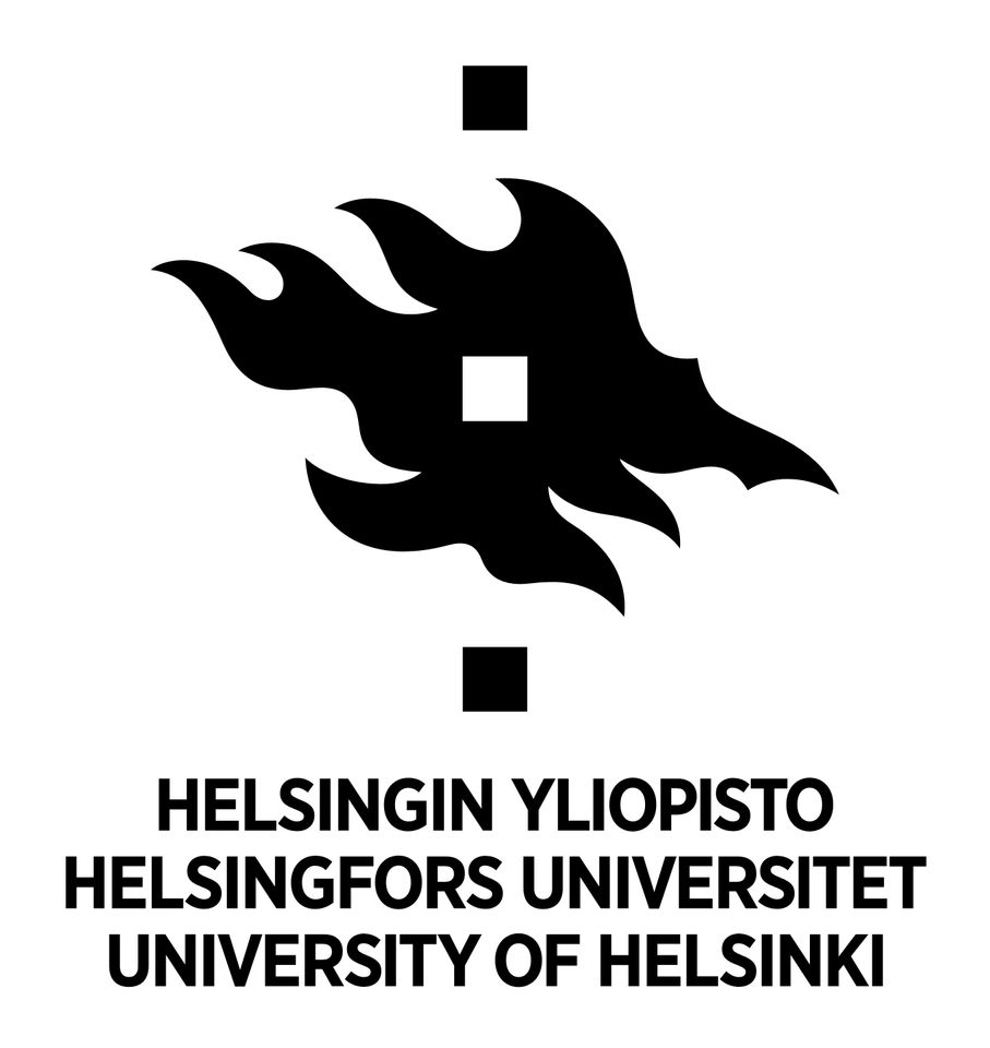 HY logo 3-kielinen musta