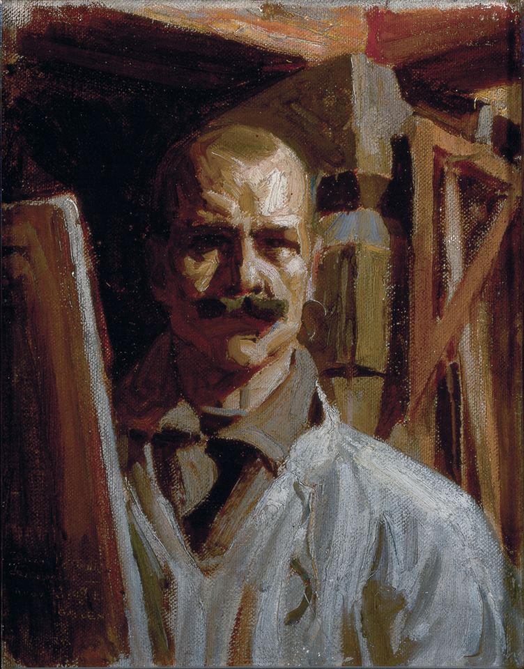 AGK. Omakuva Firenzen Uffizi-galleriaa varten, 1916. Öljy kankaalle. GKM 