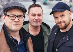 Take Two Studios -tuotantoyhtiön perustajat Eero Hietala (vas.), Lasse Koskinen ja Ilkka Hynninen. HANDOUT.