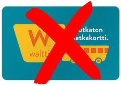 Waltti-lippujen käyttö loppuu Pohjois-Karjalassa.