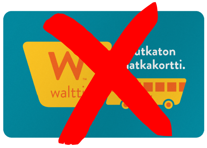 Waltti-lippujen käyttö loppuu Pohjois-Karjalassa.