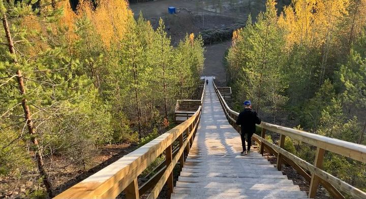 Sorolan kuntoportaat. Kuva: Kangasalan kaupunki