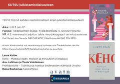 KUTSU: Keho ja Proffapoluilla -kirjojen julkistamistilaisuus Tiedekulmassa 8.3. klo 17