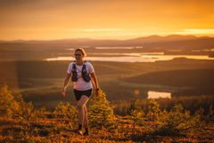 Valoisat yöt ja tunturimaisema ovat NUTS Ylläs-Pallas -tapahtuman vetonauloja. Kuva Rami Valonen.